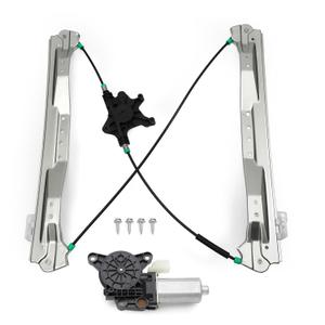 Front Left Driver Side Power Window Regulator with Original Motor Compatible with Dodge Grand Caravan 2008-2020/ Chrysler Town & Country 2008-2016/ Ram C/V 2012-2015, Replace# 748-508