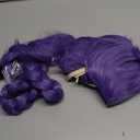 morvally 33.5 Inches Purple Long Braided Ponytail Wig - Anime Cosplay Wigs for Halloween Costume Party (Purple)