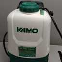 KIMO 4.3 Gallon Backpack Sprayer Battery Powered, 2PCS 20V 2.0Ah Battery & Fast Charger, 6 Nozzles, 31" Telescopic Wand, No Pump Needed, 0-73 PSI Battery Backpack Sprayer for Weed, Lawn, Yard,Cleaning