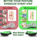 NASA Grade Running Insoles for Plantar Fasciitis for Women - High Arch Insoles for Men with Energy Return - Sports Inserts for Men for Shock Absorption, High Arch Support Inserts Designed for Athletes (M (Men 9-10.5/Women 10-11.5))