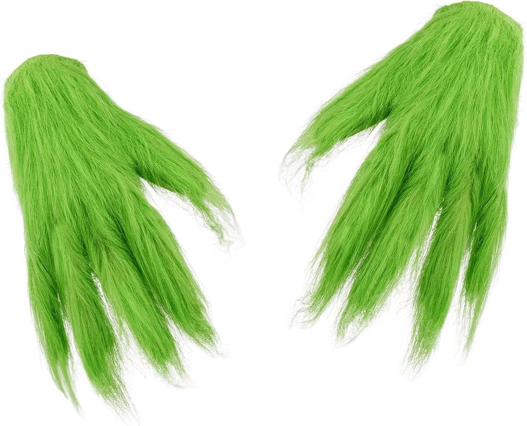 The Christmas Cosplay Mask, Christmas Costume Latex Mask Adult,Green Cosplay Costume Mask