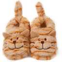 Baby Girls' Kitty House Slippers (5-6 Toddler, Kt-grey)