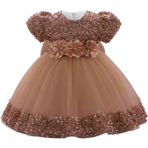 Cichic Baby Girls Dress Toddler Party Dress Cute Church Baptism Birthday Party Formal Dress Size 12-24 Months