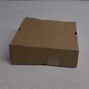 Coutgo Women's Ankle Boots Chunky Block Low Heel Vintage Tie Knot Booties Shoes with Side Zipper 8 1/2, Brown