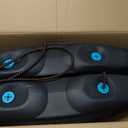Boat Fenders Easy to Install Bumper for Docking Ideal Fender for Pontoon, Bass, Jet Ski and Fishing Boats (Black)