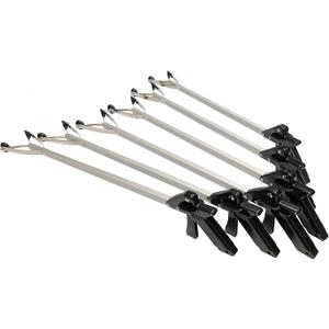 ArcMate EZ Reacher - Heavy Duty Grab-It Reaching Tool - Grabber Reacher with 4.5 Inch Jaws, Can Lift a Dime to 8 lb. Brick, Lightweight, Sturdy, Ideal for Commercial, Maintenance, Seniors, 32", 6-Pack
