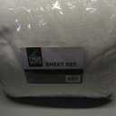 Sleep Philosophy Micro Plush Fleece Sheet Set, Queen Size, Ivory, 4-Piece