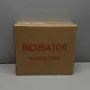 36 Egg Incubator with Auto Turner Humidity Monitor,Incubators for Chicken Duck Goose Pigeon  Digital Temperature Control, Built-in Egg Candler  Ideal for Home Farm Industrial Use (White)