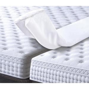 Vekkia Bed Bridge Twin to King Bed Converter Kit - 79in x 10in Split Twin to King Gap Filler for Adjustable Bed, Mattress Bed Connector with Washable Cover for Guests Stayovers (79in10in)
