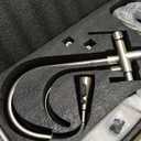 WANFAN Kitchen Sink Faucet with Pull Down Sprayer 2 Handle 3 in 1 Water Filter Purifier Faucets Brushed Nickel 0195SN