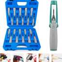 JRready JRconDRK00A20-02 Pin Removal Tool Kit, 20PCS Universal Automotive Computer Electrical Terminal Release Tool Set for Deutsch, AMP, TE, Molex, MCON 1.2, Harting Wain, Amphenol RT360 Connectors