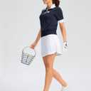 Viodia Golf Skirts for Women with Shorts High Waisted Tennis Skorts with 4 Pockets Lightweight Athletic Skort (M)