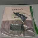 MANZI Plus Size Knee High Socks for Women Nylon Trouser Socks Women 40 Denier Semi Opaque Knee High Stockings (Black, XXXL)