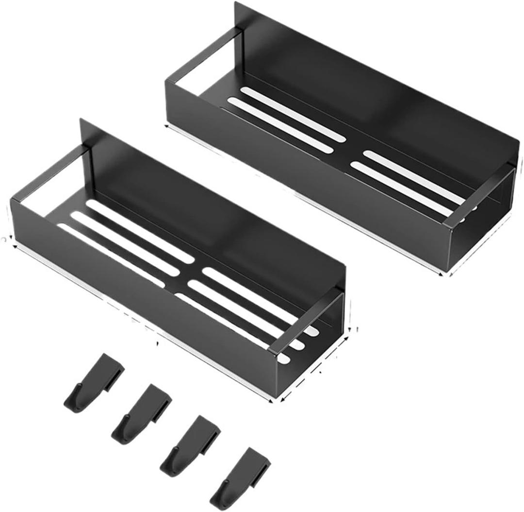 Magnetic Spice Rack Organizer Storage for Refrigerator and Oven Fridge Organizers and Shelf(4pc)