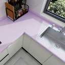 Light Purple Contact Paper 15.7"x196" Glossy Lavender Purple Peel and Stick Wallpaper for Kitchen Countertop/Cabinet Self Adhesive Waterproof Wall Paper Removable Decorative Vinyl