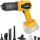 3 in 1 Handheld Car Vacuum Compatible with Dewalt 20V Battery with 21000pa Strong Suction, Handheld Vacuum Cordless & Blower with 200W Brushless Motor, Mini Vacuum Cleaner for Car, Home (No Battery)