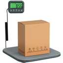 UNIWEIGH Digital Shipping Scale,440lb/0.35oz High Precision Postal Scales with Hold/Tare/Count Function,Commercial Parcel Weighing Scales for Small Business/Packages/Warehouse/Industrial/Luggage