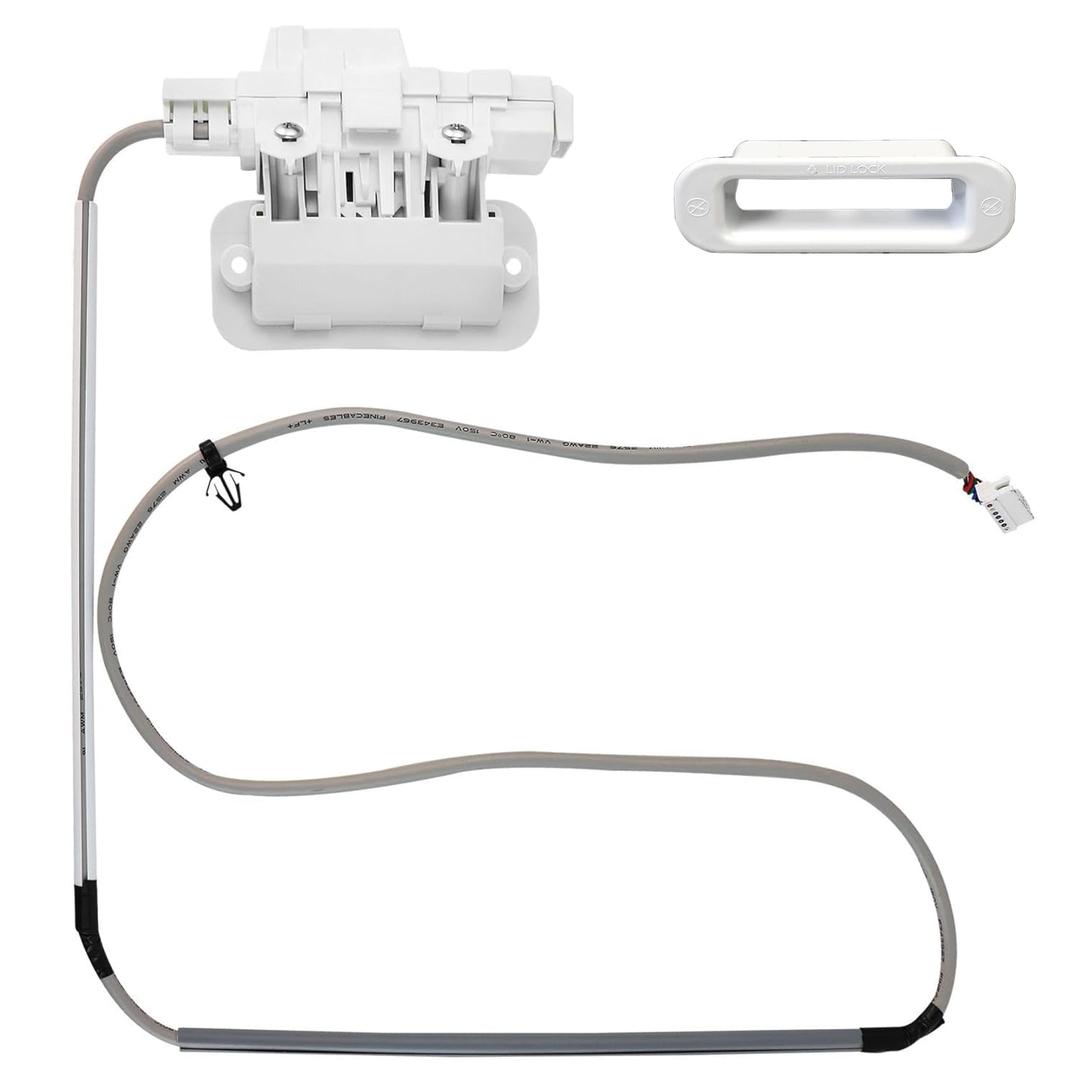 W10810403 W10861642 W10787836 for Whirlpool Cabrio Washer Lid Lock Replacement Include W11237157 Lid Lock Bezel Fit for Whirlpool Cabrio Kenmore Series 600 700,  XL