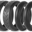 AR-PRO (2-Sets) 8.5"x2 Scooter Tire and Inner Tubes, 50/75-6.1 Pneumatic Replacement Wheels with Straight Valve, Compatible with Gotrax GXL V2, Xiaomi M365 & Pro Electric Scooters (2 Pcs)