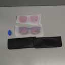 livho Blocking Gaming Glasses Blue Green Light for Computer Sleeping, Dual Coatings Red Lenses, for Women & Men (*B1 Light Black+clear)