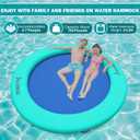 Inflatable Water Hammock,Lake Floats for Adults,Float Ring for Lake, 10FT