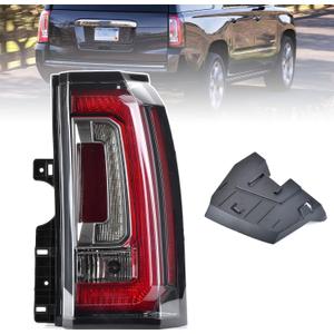 Goopool Tail Lights Assembly Compatible with GMC Yukon XL 2015 2016 2017 2018 2019 2020 LED Right Passenger Side Taillight Brake Turn Signal Assembly With Bulb Replaces 23380460 84536243 GM2801268