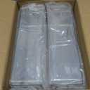 Set of 8 Clear Plastic Storage Bins, 4 Large and 4 Small Stackable Storage Containers for Pantry Organization and Kitchen Storage Bins,Home Edit and Cabinet Organizers