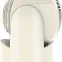 Vornado Flippi V6 Compact Air Circulator Fan, Quiet Portable Travel Fan for Office or Bedroom, Adjustable Head, 2 Speeds, Vintage White