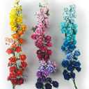 35 Color with 100 pcs Tiny Artificial Roses Mixed Assorted Shade Thirty-Five Color Mulberry Paper Flower 15-18 mm Flower Wedding Scrapbooking