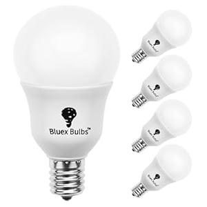 6 Pack BlueX G14 LED Bulb  E17 Intermediate Base, 6W (60W Equivalent), 600 Lumens, Non-Dimmable 120V Small Globe LED Bulb for Kitchen, Pendant Fixtures, Dining Room (5000K - Daylight)