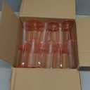 6 Pieces Acrylic Pink Champagne Flutes 5.4 OZ Square Champagne Glasses Stemmed Coupes Reusable Wedding Toasting Glasses Rose Bride  Glasses For Birthday Party Wedding Anniversary Christmas