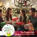 2 x Inspirational Christmas Hanging Ornaments 2025, for Coworkers Christmas,Happy Holidays We Appreciate You Ceramic Hanging Ornament with Golden Ribbon for Xmas Tree Decor