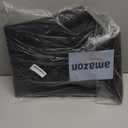 32x60Inch Black Fireplace Hearth Mat Fire Resistant,Large Half Round Fireproof Fireplace Mat Hearth Rug,Fire Pit Pad Fire Resistant Floor Covering Protector,Fireplace Flame-Resistant Pad