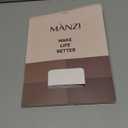 MANZI Sparkly Tights for Women, Metallic Shimmer, 50 Denier, Opaque, High Rise (Pack of 2) (Small-Medium, Silver)