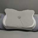 DONAMA Cervical Pillow for Neck and Shoulder,Contour Memory Foam Pillow,Ergonomic Neck Support Pillow for Side Back Stomach Sleepers with Pillowcase (Queen Size 24.8"Lx14.96"Wx5.51"H, Grey)