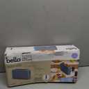 bella 2 Slice Slim Toaster, Fits-anywhere Kitchenware, 6 Setting Shade Control with Reheat & Cancel Buttons, Fits Sourdough, 10 Long Slot, Anti Jam & Auto Shutoff, 900 Watt, Surf