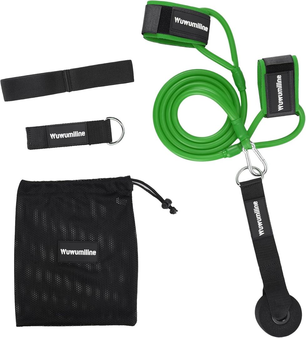 Baseball Softball Resistance Bands with Baseball Swing Trainer Band, Arm Strength Training Equipment Exercise for Flexibility and Throwing Velocity for Pitching Trainer with 5 Accessories(20lbs)