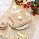 Cheesecloth Napkins 19 x 19 Inch Washable Gauze Napkins Wrinkled Boho Cotton Dinner Table Decor for Wedding Bridal Baby Shower Birthday Party Easter(Camel), Pack Of 20 (116pcs)