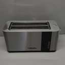 Mueller UltraToast Full Stainless Steel Toaster 4 Slice, Long Extra-Wide Slots for Bagels and Waffles, 6 Browning Levels, LED Display, Cancel/Defrost/Reheat Functions & Removable Tray, Kitchen Gadgets