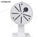 Security Camera Mount Bracket, Aluminum Indoor Outdoor Wall Mount Bracket L-Type Bracket for CCTV Security Dome IP Camera Mounting,Universal outdoor Security Camera Junction Box Mount Bracket