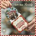 Funny Donkey Christmas Ornament, Rustic Farmhouse Holiday Decor, Donkeys with Santa Hats, Cute Donkey Lover Gift, Ceramic Tree Decoration, Rustic Christmas Keepsake, Xmas Ideas