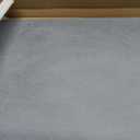 Stone Drying Mat for Kitchen Counter with 5 Wooden Feet, 19.7"×14.7" Diatomaceous Earth Dish Drying Mat, Elevated Drying Stone Mat for Modern Kitchen Countertop (Dark Gray, Standard-Solid)