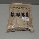 SHAPERX Fajas Colombianas Shapewear for Women Tummy Control Body Shaper Postpartum Butt Lifter with Zipper and Hooks (Large, Black)