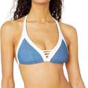 Seafolly Women's Block Party D Triangle Bra Bikini Top Swimsuit (6)