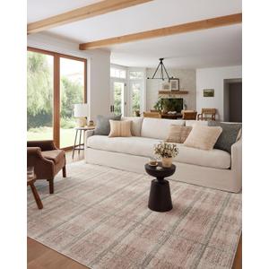Loloi Angela Rose Ember Collection EMB-06 Clay/Mist 3'-6" x 5'-6" Accent Rug (3'6" x 5'6" (Rectangular))