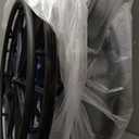 Drive Medical Blue Streak Lightweight Foldable Wheelchair - Enhanced Mobility Support - Durable Construction - Padded Comfort Features - Swing-Away Leg Rests - Flip-Back Arms - Blue/Black - 16 Inch