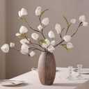 GLIDLION 4PCS Artificial Physalis Branch for Vase - 29" Faux Cape Gooseberry Stem, Realistic Fake Branches for Kitchen, Home, Farmhouse, DIY Arrangements Decorations (Cream)