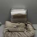 Baby Lounger, Infant Lounger for Newborn,Portable Baby Nest Cover Breathable & Soft, Newborn Essentials (Brown Bow)