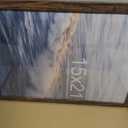 15x21 Picture Frame, Classic Brown Poster Frame, 1 Pack