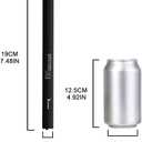 SUPRUS Electric Lighter Arc Windproof Flameless USB Rechargeable Lighter with Safety Lock for Candle BBQ Camping Gifts for Women Mom(Black)